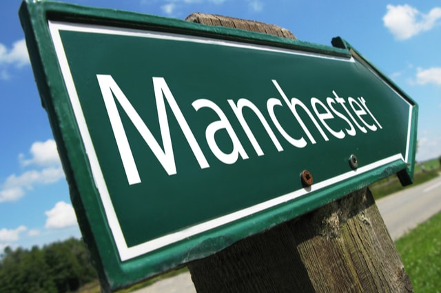 Manchester Road Sign